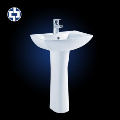 Sanitary ware ceramic bathroom pedestal sink/basin/cuenca/bassin